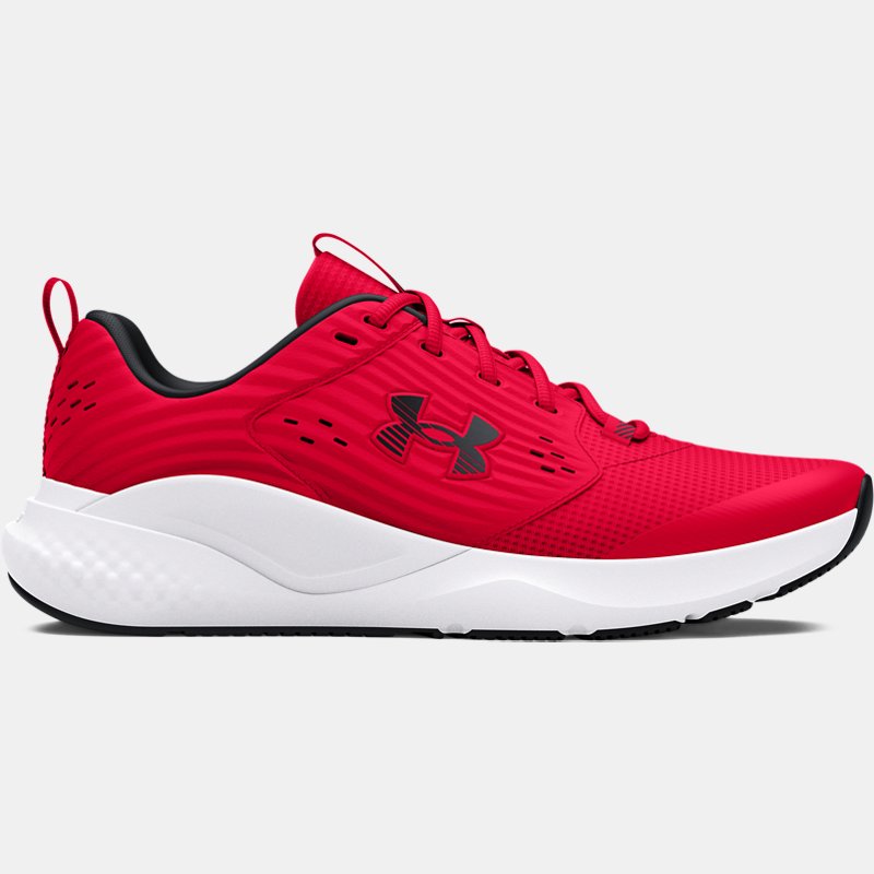Men's Under Armour Commit 4 Training Shoes Red / White / Black 44